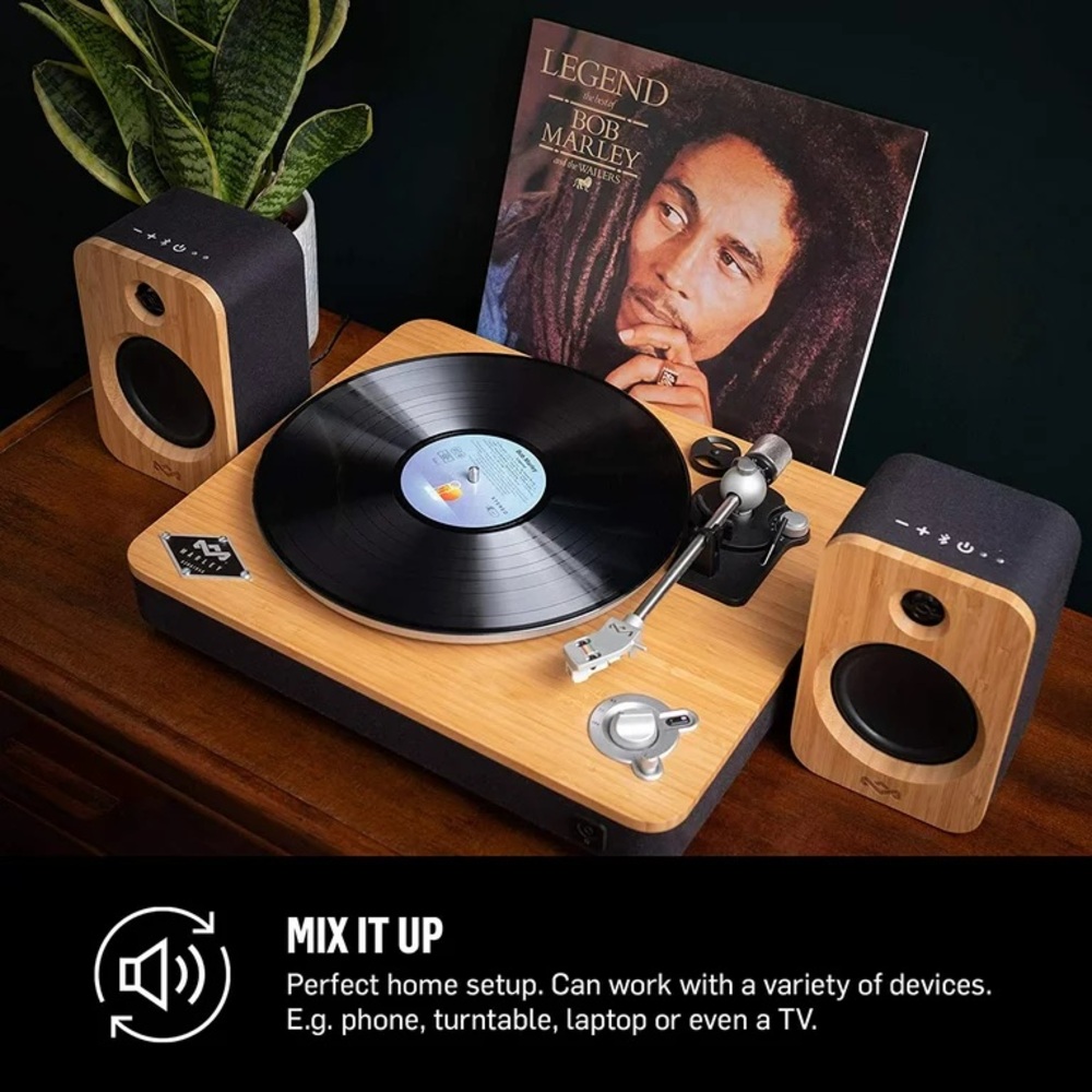 House of Marley Get Together Duo Wireless Bluetooth Speakers - Picture 3 of 6